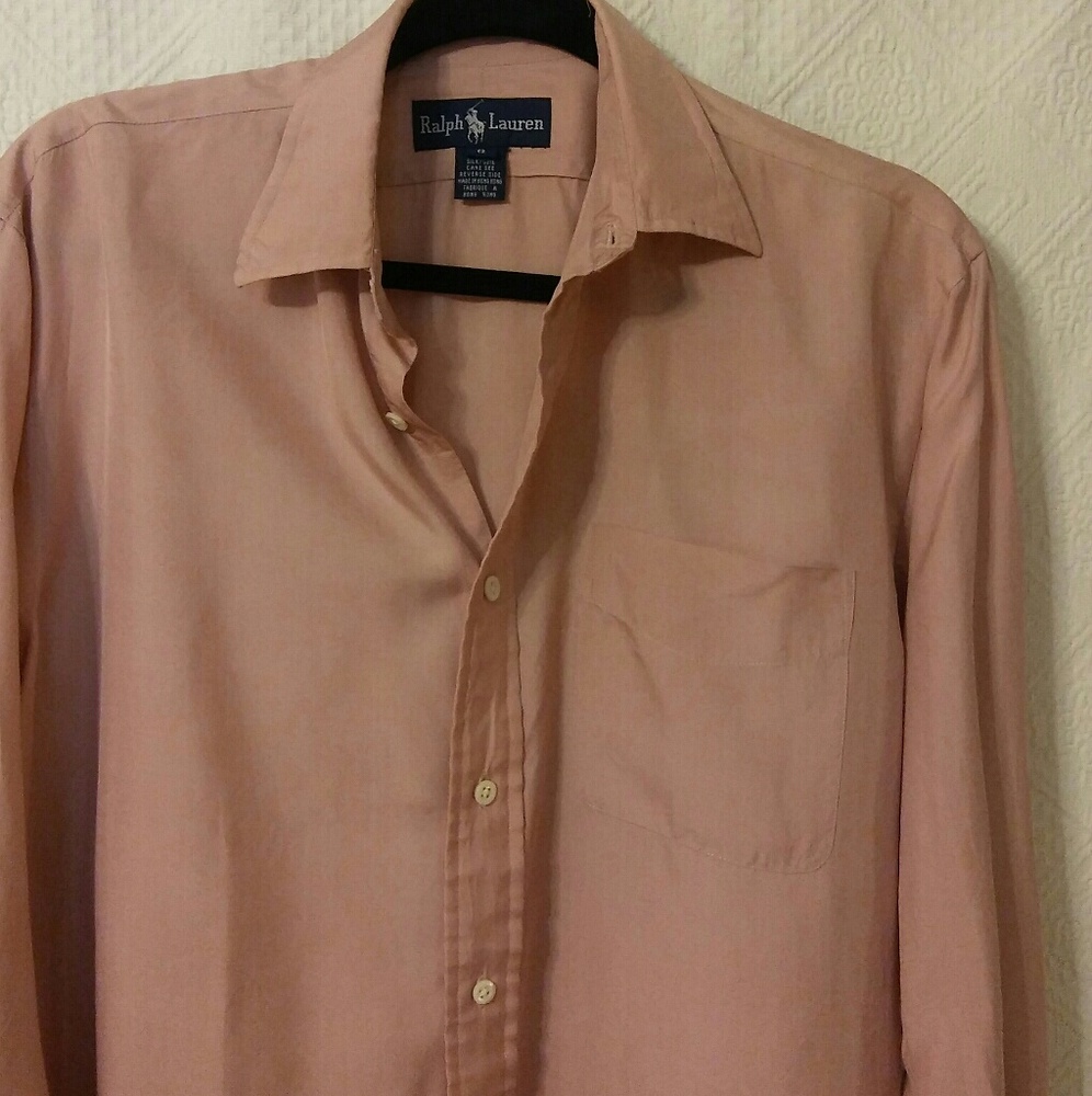 Ralph Lauren Silk Shirt Sz 8